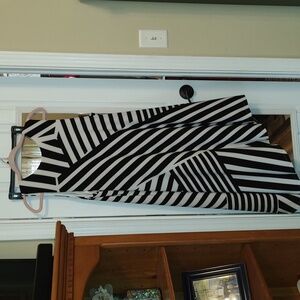 Black and white dress